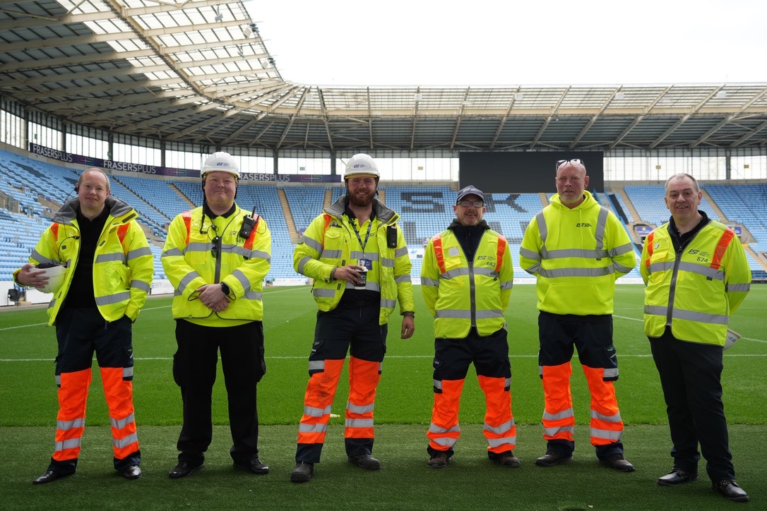 Accredited Event Support Team operatives at the Coventry Building Society Arena